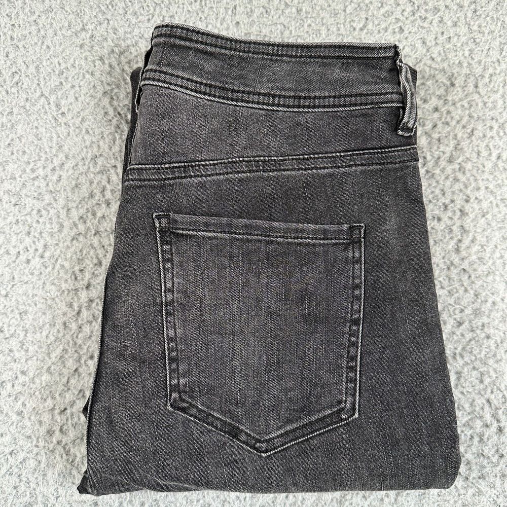 We The Free Irreplaceable Jeans Women's 30 Black Wide Flare Leg Button Fly